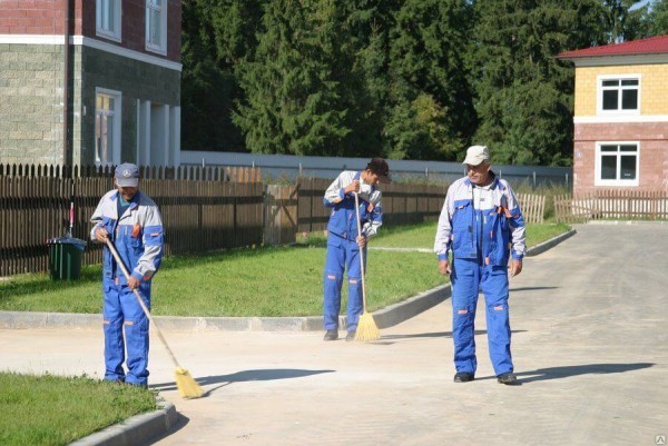 Уборка территории от мусора, стоимость услуг в Москве Уборка территории от мусора в Москве