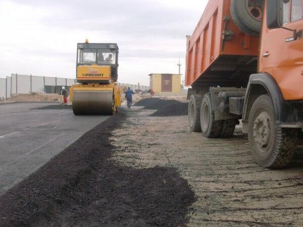 Строительство дорожных одежд в Москве, цена компании Устройство дорожных одежд в Москве